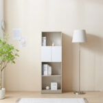 C3522 4단 도어형 책장 1500 4colors - 이미지 4