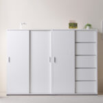 H6332 2단 2칸 삼나무 책장 1color - 이미지 2