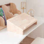 CZ3300B 2단 원목 스틸 선반장 600 2colors - 이미지 2