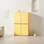 C1332 높은 슬림 거실 수납장 2000 2colors - 이미지 2