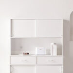 H61251 4단 4칸 명찰 개인 사물함 400x1540 1color