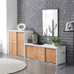 HZY114 낮은 슬라이딩 수납장 2000 3colors - 이미지 4