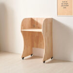 A9251 원목 양면 벤치 체어 1color - 이미지 2