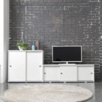 HZY114 낮은 슬라이딩 수납장 2000 3colors - 이미지 2