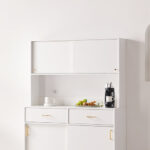 H61251 4단 4칸 명찰 개인 사물함 400x1540 1color - 이미지 4