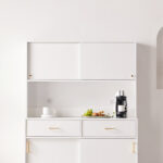 H61251 4단 4칸 명찰 개인 사물함 400x1540 1color - 이미지 3